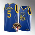 Golden State Warriors #5 Kevon Looney 2022 Blue NBA Finals Stitched Jersey