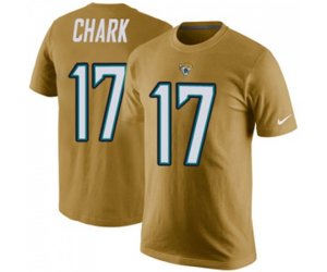 Jacksonville Jaguars #17 DJ Chark Gold Rush Pride Name & Number T-Shirt