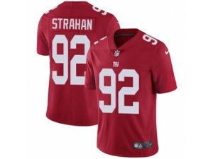 New York Giants #92 Michael Strahan Vapor Untouchable Limited Red Alternate NFL Jersey