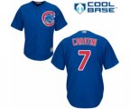 Chicago Cubs Victor Caratini Replica Royal Blue Alternate Cool Base Baseball Player Jersey