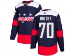 Washington Capitals #70 Braden Holtby Navy Authentic 2018 Stadium Series Stitched NHL Jersey