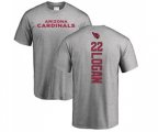 Arizona Cardinals #22 T. J. Logan Ash Backer T-Shirt