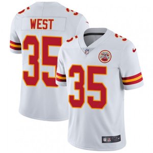 Kansas City Chiefs #35 Charcandrick West White Vapor Untouchable Limited Player NFL Jersey