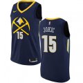 Denver Nuggets #15 Nikola Jokic Swingman Navy Blue NBA Jersey - City Edition