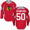 Chicago Blackhawks #50 Corey Crawford Premier Red Practice NHL Jersey