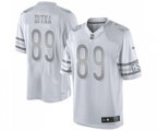 Chicago Bears #89 Mike Ditka Limited White Platinum Football Jersey