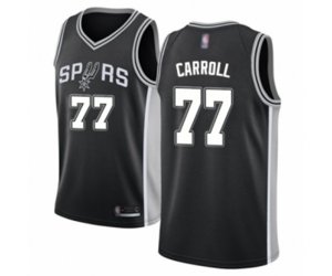 San Antonio Spurs #77 DeMarre Carroll Swingman Black Basketball Jersey - Icon Edition