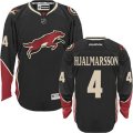Arizona Coyotes #4 Niklas Hjalmarsson Premier Black Third NHL Jersey