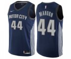 Detroit Pistons #44 Rick Mahorn Swingman Navy Blue NBA Jersey - City Edition