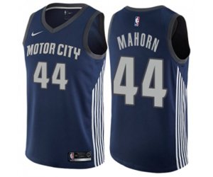 Detroit Pistons #44 Rick Mahorn Swingman Navy Blue NBA Jersey - City Edition