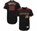 Arizona Diamondbacks #20 Luis Gonzalez Black Alternate Authentic Collection Flex Base Baseball Jersey