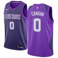 Phoenix Suns #0 Isaiah Canaan Swingman Purple NBA Jersey - City Edition
