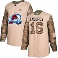 Colorado Avalanche #16 Nikita Zadorov Authentic Camo Veterans Day Practice NHL Jersey