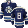 Columbus Blue Jackets #8 Zach Werenski Premier Navy Blue Third NHL Jersey