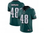 Philadelphia Eagles #48 Wes Hopkins Vapor Untouchable Limited Midnight Green Team Color NFL Jersey