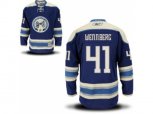 Columbus Blue Jackets #41 Alexander Wennberg Navy Blue Alternate Stitched NHL Jersey