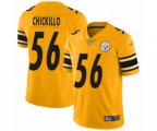 Pittsburgh Steelers #56 Anthony Chickillo Limited Gold Inverted Legend Football Jersey