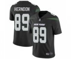 New York Jets #89 Chris Herndon Black Alternate Vapor Untouchable Limited Player Football Jersey