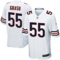Chicago Bears #55 Hroniss Grasu Game White NFL Jersey