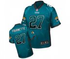 Jacksonville Jaguars #27 Leonard Fournette Elite Teal Green Drift Fashion Football Jersey