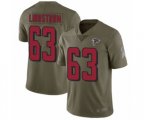 Atlanta Falcons #63 Chris Lindstrom Limited Olive 2017 Salute to Service Football Jersey