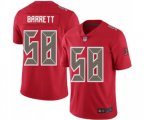 Tampa Bay Buccaneers #58 Shaquil Barrett Limited Red Rush Vapor Untouchable Football Jersey