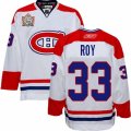Montreal Canadiens #33 Patrick Roy Premier White Heritage Classic Style NHL Jersey