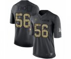 Tennessee Titans #56 Sharif Finch Limited Black 2016 Salute to Service Football Jersey