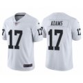 Oakland Raiders #17 Davante Adams White Vapor Limited Stitched Jersey