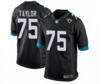 Jacksonville Jaguars #75 Jawaan Taylor Game Black Team Color Football Jersey
