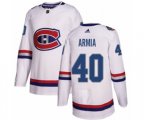 Montreal Canadiens #40 Joel Armia Authentic White 2017 100 Classic NHL Jersey