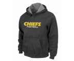 Kansas City Chiefs Authentic font Pullover Hoodie D.Grey