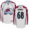 Colorado Avalanche #68 Conor Timmins Authentic White Away NHL Jersey