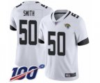 Jacksonville Jaguars #50 Telvin Smith White Vapor Untouchable Limited Player 100th Season Football Jersey