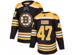 Adidas Boston Bruins #47 Torey Krug Black Home Authentic Stitched NHL Jersey