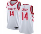 Houston Rockets #14 Gerald Green Authentic White NBA Jersey - Association Edition