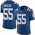 Indianapolis Colts #55 Skai Moore Limited Royal Blue Rush Vapor Untouchable NFL Jersey