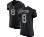 Oakland Raiders #8 Daniel Carlson Black Team Color Vapor Untouchable Elite Player Football Jersey