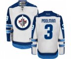 Winnipeg Jets #3 Tucker Poolman Authentic White Away NHL Jersey
