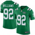 New York Jets #92 Leonard Williams Limited Green Rush Vapor Untouchable NFL Jersey