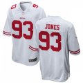 San Francisco 49ers #93 D.J. Jones Nike White Vapor Limited Player Jersey