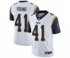 Los Angeles Rams #41 Kenny Young White Vapor Untouchable Limited Player Football Jersey