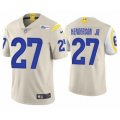 Los Angeles Rams #27 Darrell Henderson Jr. Cream Vapor Untouchable Stitched Football Jersey