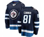 Winnipeg Jets #81 Kyle Connor Fanatics Branded Navy Blue Home Breakaway NHL Jersey