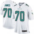 Miami Dolphins #70 Ja'Wuan James Game White NFL Jersey
