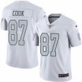 Oakland Raiders #87 Jared Cook Limited White Rush Vapor Untouchable NFL Jersey