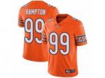 Chicago Bears #99 Dan Hampton Vapor Untouchable Limited Orange Rush NFL Jersey