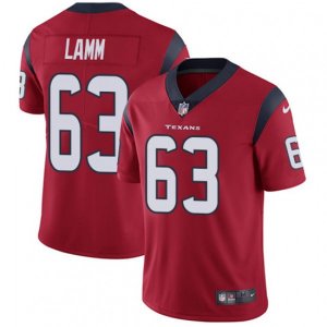 Houston Texans #63 Kendall Lamm Red Alternate Vapor Untouchable Limited Player NFL Jersey