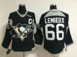 Pittsburgh Penguins #66 Mario Lemieux black NHL jerseys