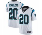 Carolina Panthers #20 Jordan Scarlett White Vapor Untouchable Limited Player Football Jersey